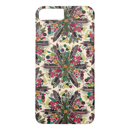 bohemische crème Case-Mate iPhone case (Achterkant)