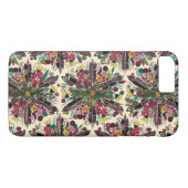 bohemische crème Case-Mate iPhone case (Achterkant (Horizontaal))