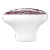 Bohemische deurknop keramische knop (Zijkant)