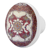 Bohemische deurknop keramische knop (Rechts)