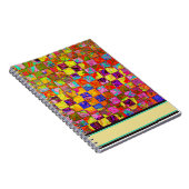 Bohemische gevlekte bloem notitieboek (Rechterzijde)