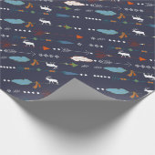 Bohemische pijlen verfijnen Moose Pattern Cadeaupapier (Hoek)