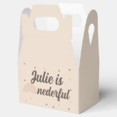 Bohemische regenboog eerste geboorte orthday neder bedankdoosjes (Geopend)