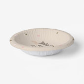 Bohemische regenboog, eerste verjaardag, nederige papieren kommen (Gebogen)