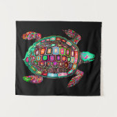 Bohemische schildpadden wandkleed (Voorkant (horizontaal))