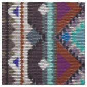 Bohemische sierplant in ethnostijl, Aztec Stof (Swatch)