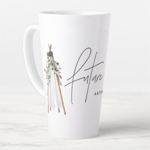 Bohemische toekomst mevrouw teepee botanical moder latte mok
