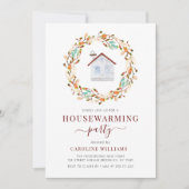 bohemische uitnodiging voor het opwarmen van huish (Voorkant)