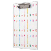 Bohemische Waterverf Arrows Pattern Klembord (Links)