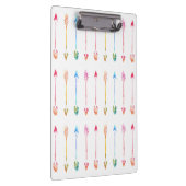 Bohemische Waterverf Arrows Pattern Klembord (Rechts)