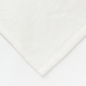 Bohemische Waterverf Floral Deer & Name Fleece Deken (Hoek)