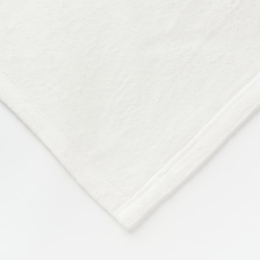 Bohemische Waterverf Floral Deer & Name Fleece Deken (Hoek)