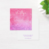 Bohemische Waterverf Stud voor het verkrijgen van  Vierkante Visitekaartjes (Bureau)