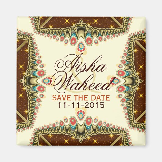 Bohemise sterren kondigen huwelijksdatum Magnet aa (Voorkant)