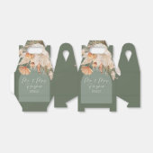 Bohenian boho roest groene bruiloft Haskew Bedankdoosjes (Uitgevouwen)