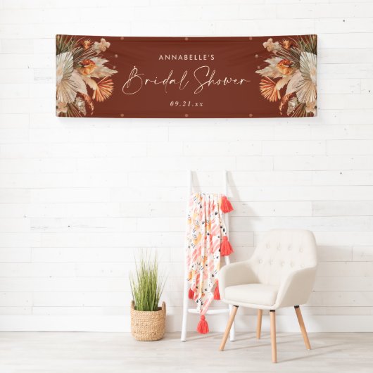 Bohenian boho roestterracotta vrijgezellenfeest de spandoek (Insitu)