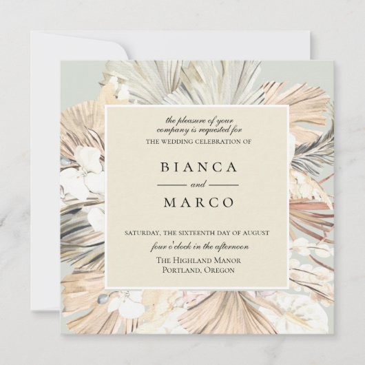 Bohian Oerwoud Lijst Weddenschap Kaart (Voorkant)