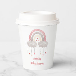 Bohian Rainbow-Baby shower op papier Papieren Bekers