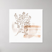 Bohian Style Abstract Floral Art Canvas Afdrukken (Voorkant)