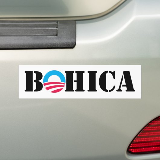 BOHICA BUMPERSTICKER (Op auto)