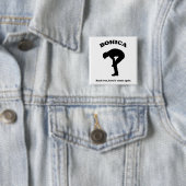 Bohica-Button Vierkante Button 5,1 Cm (In situ)