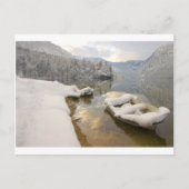 Bohinj-meer in de winter, Slovenië Briefkaart (Voorkant)