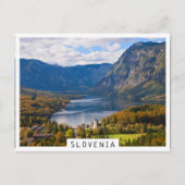 Bohinj-meer in Slovenië in het najaar Briefkaart (Voorkant)
