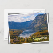 Bohinj-meer in Slovenië in het najaar Briefkaart (Voorkant / Achterkant)