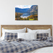 Bohinj-meer in Slovenië in het najaar Canvas Afdruk (Insitu (Slaapkamer))