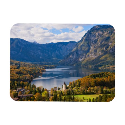 Bohinj-meer in Slovenië in het najaar Magneet (Horizontaal)
