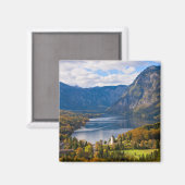 Bohinj-meer in Slovenië in het najaar Magneet (Voorkant / Achterkant)