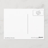 Bohinj-meer met kerk in Slovenië briefkaart (Achterkant)