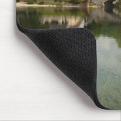 Bohinj-meer met kerk in Slovenië mousepad Muismat (Hoek)