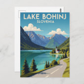 Bohinj-meer Slovenië Briefkaart (Voorkant / Achterkant)