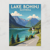 Bohinj-meer Slovenië Briefkaart (Voorkant)