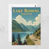 Bohinj-meer Slovenië Briefkaart (Voorkant / Achterkant)
