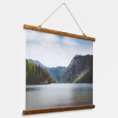 Bohinj-meer, Slovenië Hangend Wandkleed (Gebogen)