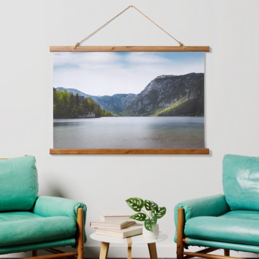 Bohinj-meer, Slovenië Hangend Wandkleed (Woonkamer)