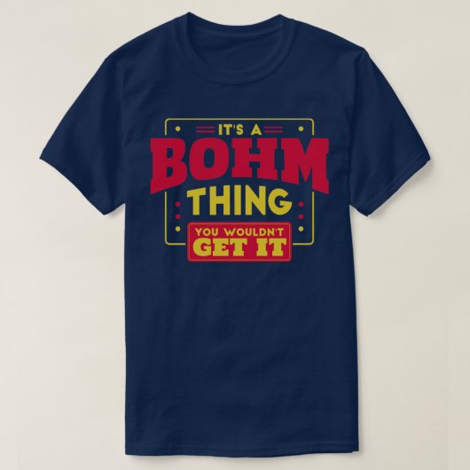 Bohm T-shirt (Design voorkant)