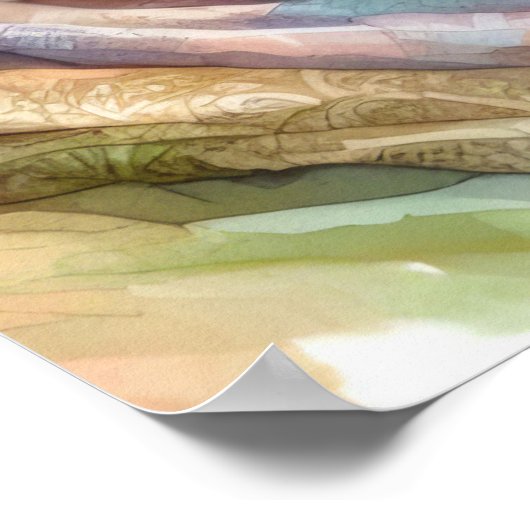 * Boho 4 A100 psychische zigeuner vrouw Poster (Hoek)