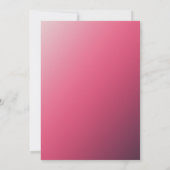 Boho 50e verjaardag Vrouw Roze Danser Glitter Part Kaart (Achterkant)