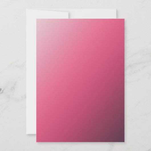 Boho 50e verjaardag Vrouw Roze Danser Glitter Part Kaart (Achterkant)