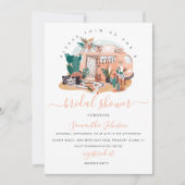 Boho 70s Pampas & Cacti Bridal Shower Invitation Kaart (Voorkant)