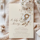 Boho a Baby brouwt Baby shower Kaart