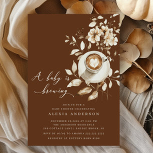 Boho a Baby brouwt Baby shower Kaart