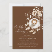 Boho a Baby brouwt Baby shower Kaart (Voorkant)