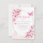 Boho A Little Butterfly is onderweg naar Baby show Kaart (Voorkant)