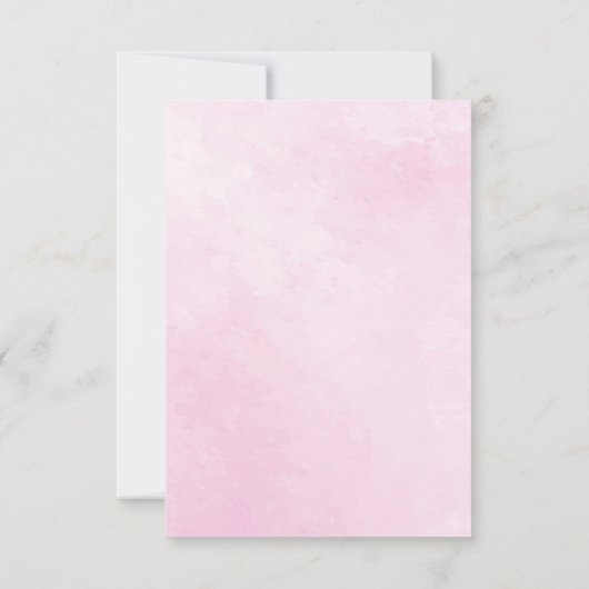 Boho A Little Butterfly is onderweg naar Baby show Kaart (Achterkant)