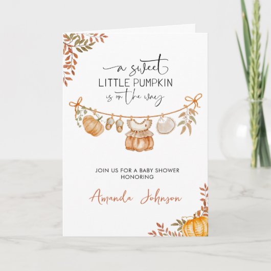 Boho A Little Pumpkin is op weg naar het Baby show (Voorkant)