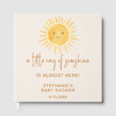 Boho A Little Ray of Sunshine Baby shower Gastenboek (Voorkant)